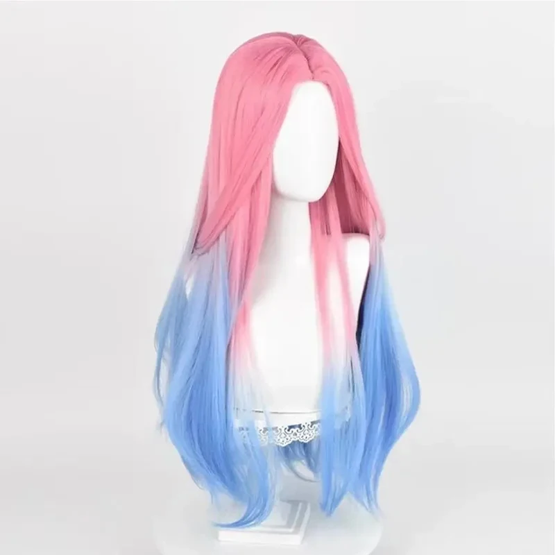 Anime Cosplay Blue Hair - Peluca de Cosplay 2026, Cabello Largo