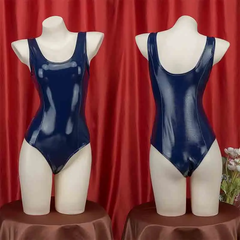 Anime Cosplay Marin - Traje de baño Sukumizu azul marino