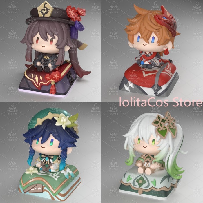 Anime Cosplay Kawaii - Teclado con diseño de personajes de