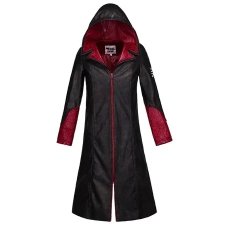 Fullmetal Alchemist Coat - Disfraz de Cosplay, gabardina de cuero,