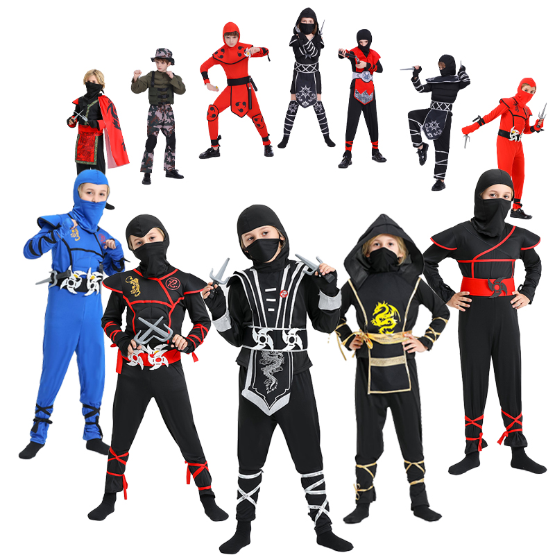 Anime Cosplay Outfit Ideas - Disfraz de Ninja para Niños con