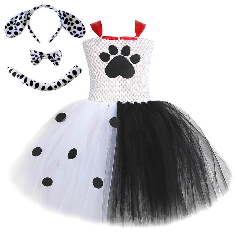 Anime Cosplay Simple - Disfraz de Dálmata para Bebés Niñas,