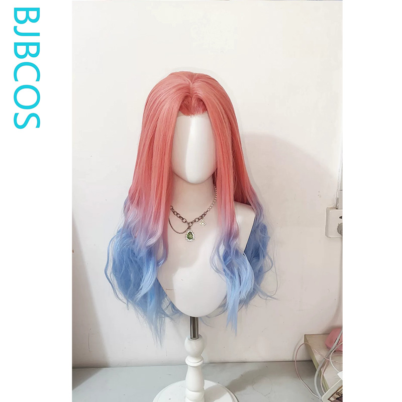Anime Cosplay Blue Hair - Peluca Estilizada ‌ Peluca de Cosplay