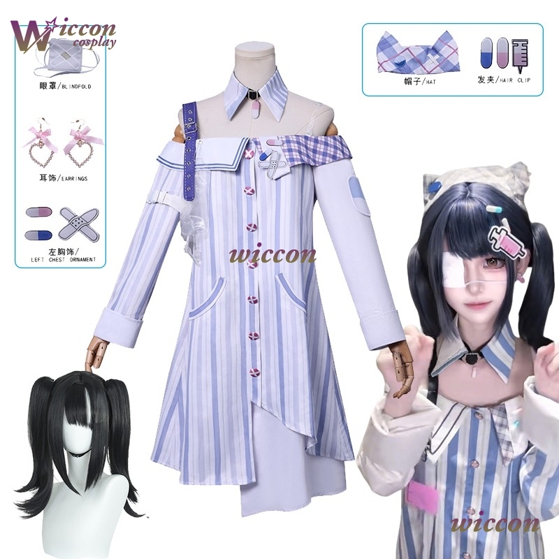 Anime Cosplay Outfit Ideas - Parche ocular Jirai Kei Infinity Nikki,