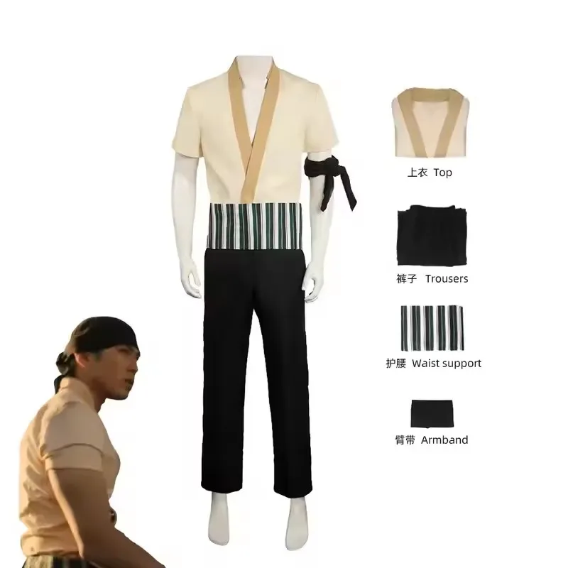 Anime Cosplay Live - Disfraz de Cosplay de Roronoa Zoro,