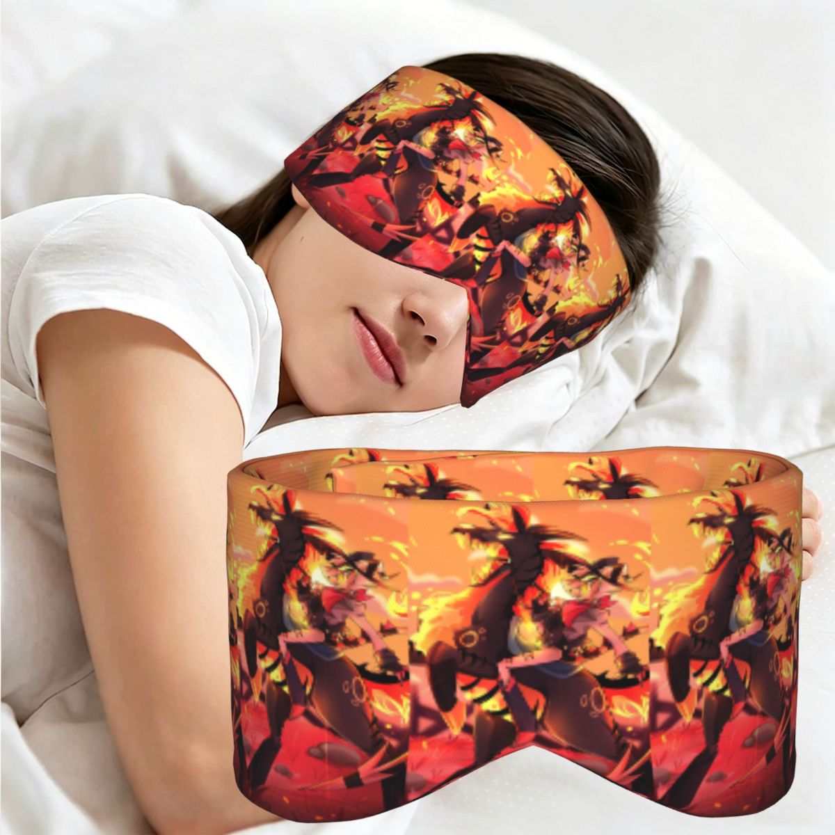 Anime & Cosplay Expo Acx 2025 - Máscara para dormir de Anime Helluva