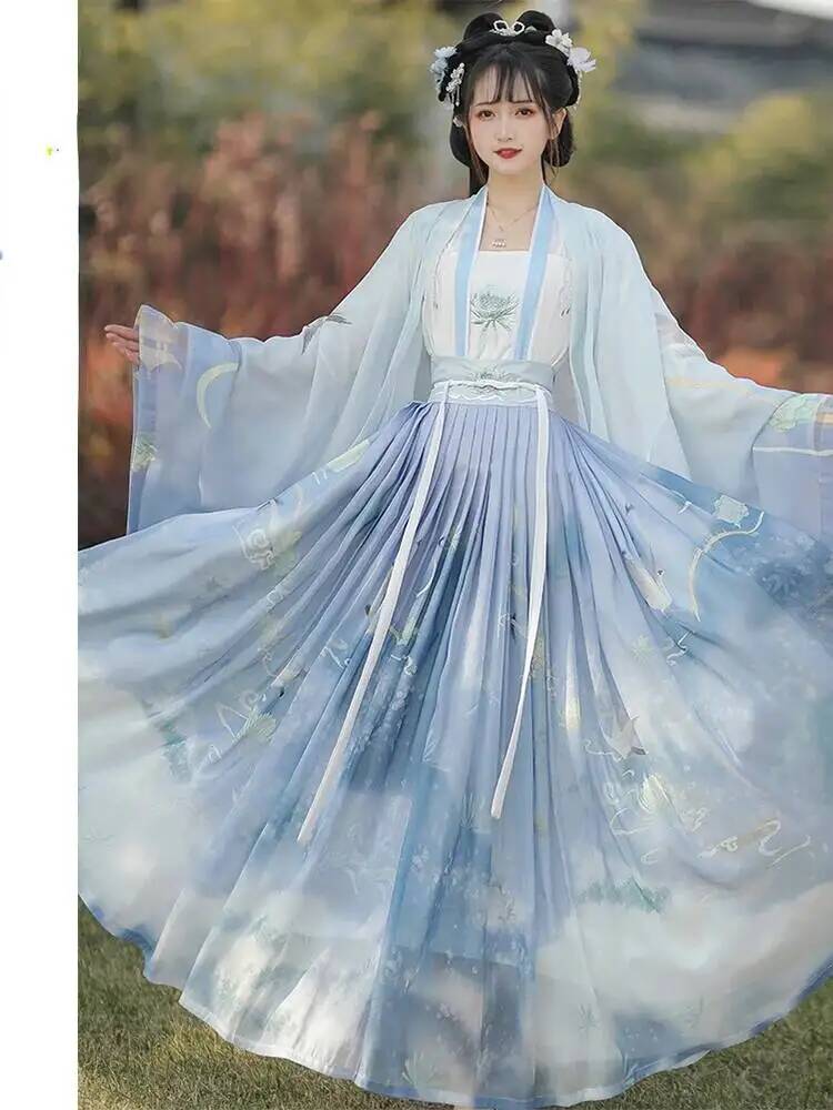 Asian Cosplay Anime - Traje Tradicional Chino Hanfu, Vestido de
