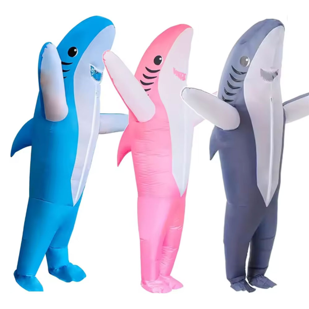 Anime Cosplay Simple - Disfraz Inflable de Tiburón, Animales Marinos
