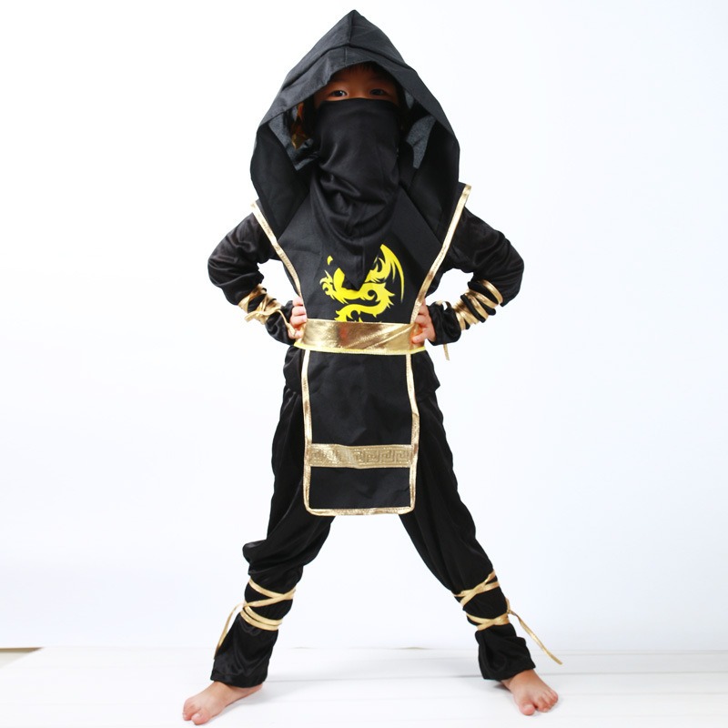 Anime Cosplay Outfit Ideas - Disfraz de Ninja Deluxe para Niños,
