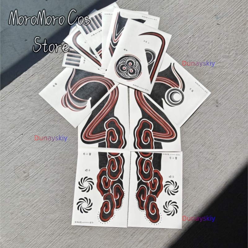 Tatuaje de un solo uso, acceso - Cosplay Anime Solo reseña y precio