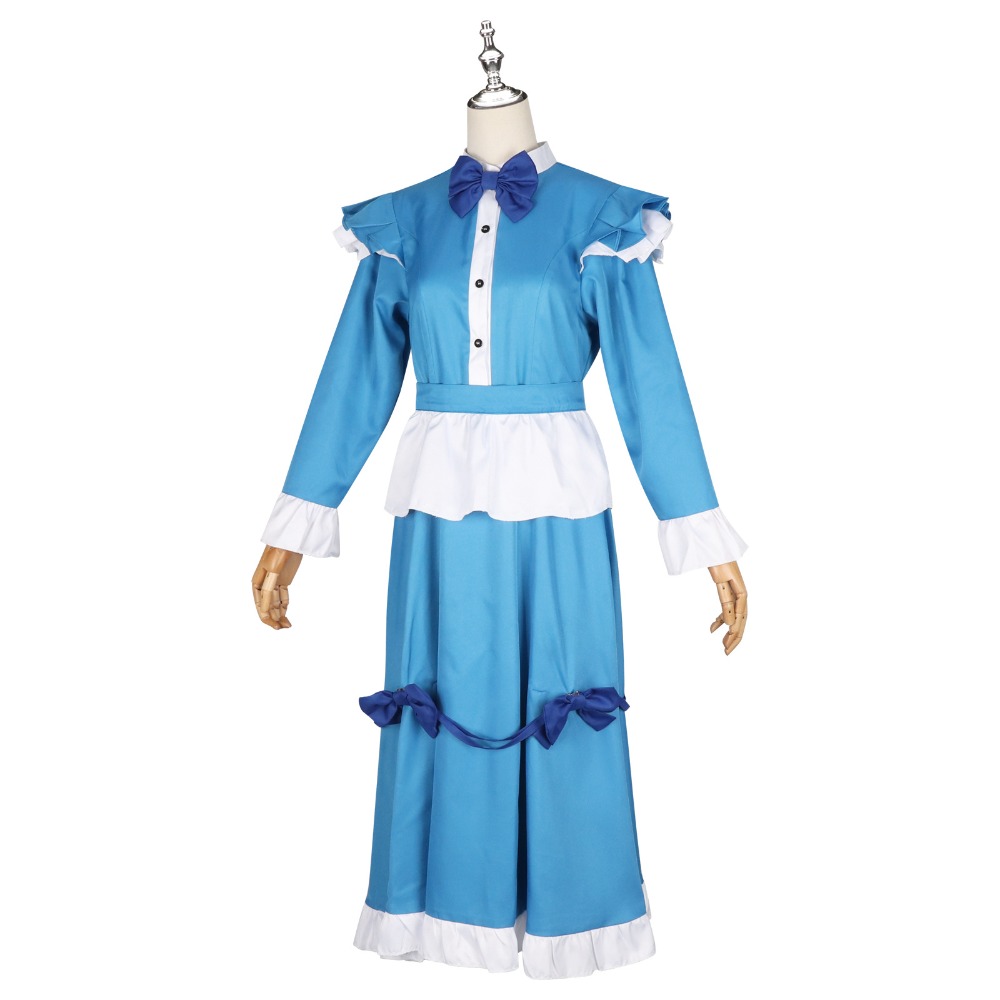 Disfraz de Cosplay de Poppy Re - Anime Cosplay Blue Hair reseña y precio