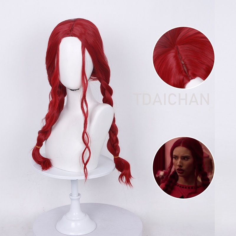 Peluca rizada para cosplay, pe - Anime Cosplay Blue Hair reseña y precio