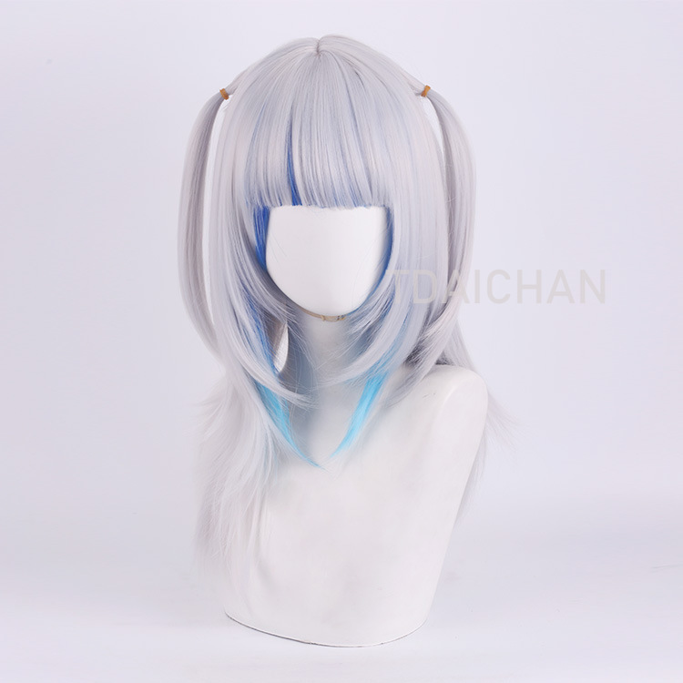 Peluca de Cosplay Gawr Gura 20 - Anime Cosplay Event 2025 reseña y precio