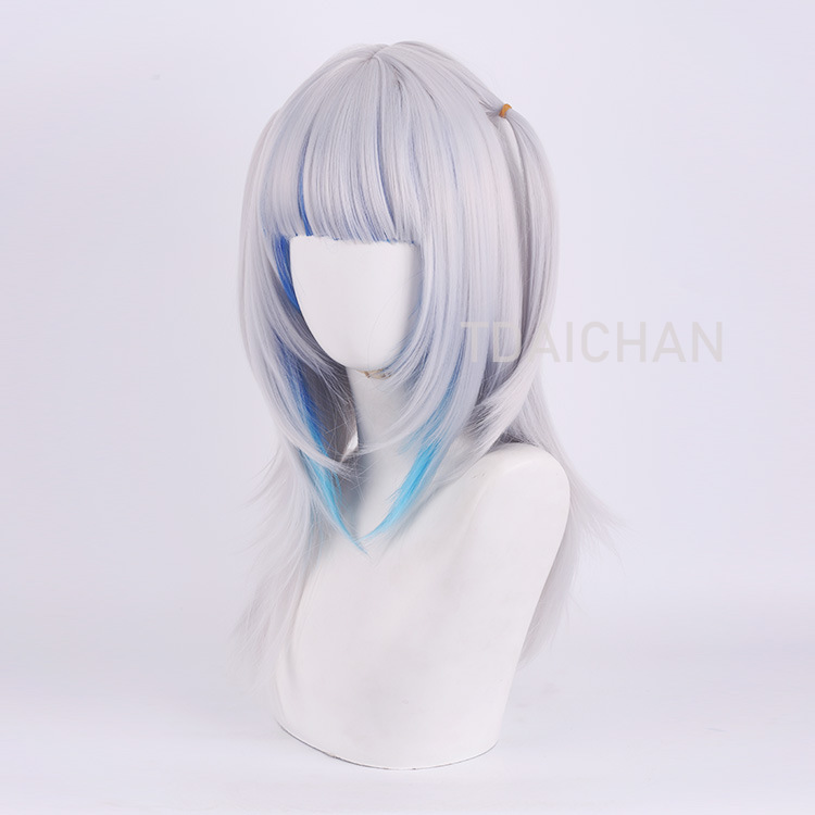 Peluca de Cosplay Gawr Gura 20 - Anime Cosplay Event 2025 reseña y precio
