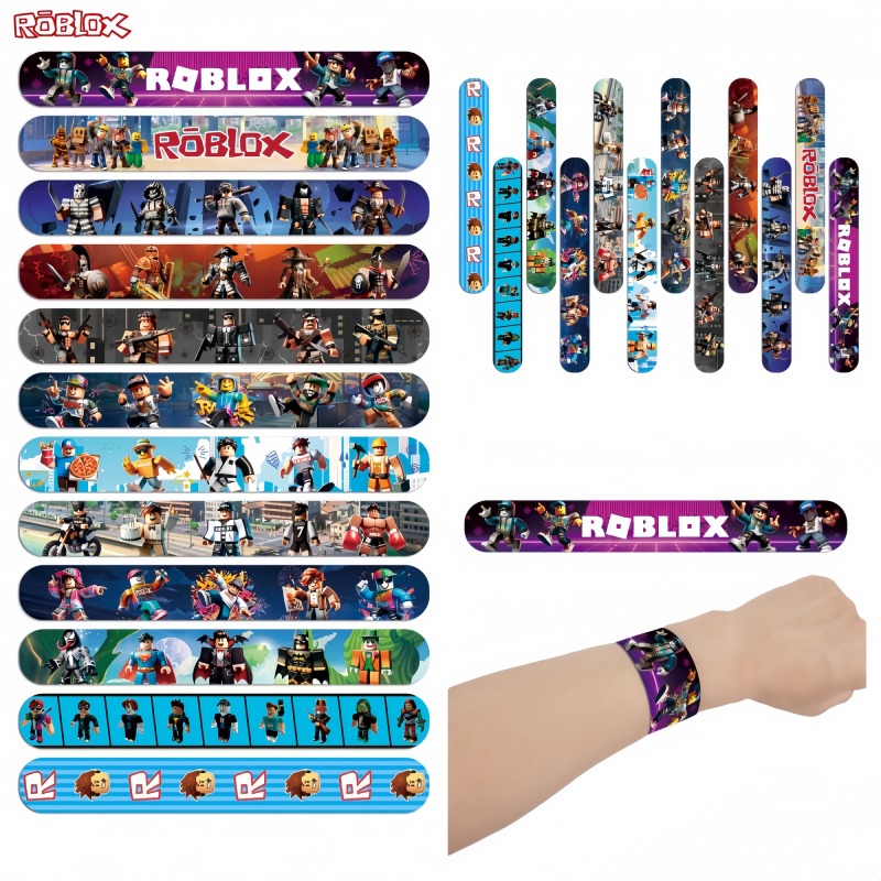 12/24 Piezas Pulseras Elástica - Anime Cosplay Roblox reseña y precio