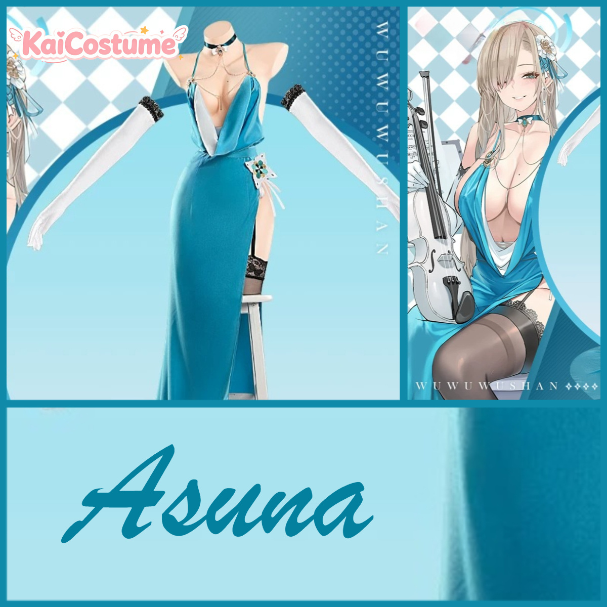 Disfraz de cosplay de Asuna de - Anime Cosplay Photo reseña y precio