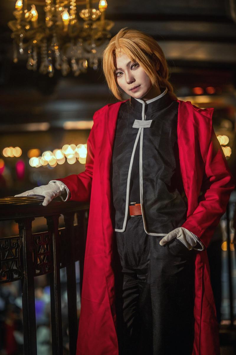 Disfraz de Cosplay de Edward E - Fullmetal Alchemist Coat reseña y precio