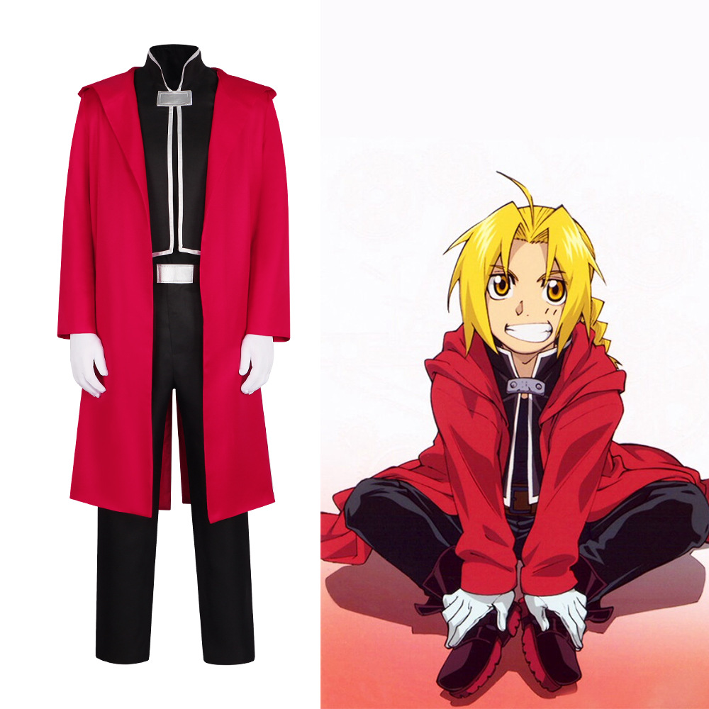 Disfraz de Cosplay de Edward E - Fullmetal Alchemist Coat reseña y precio