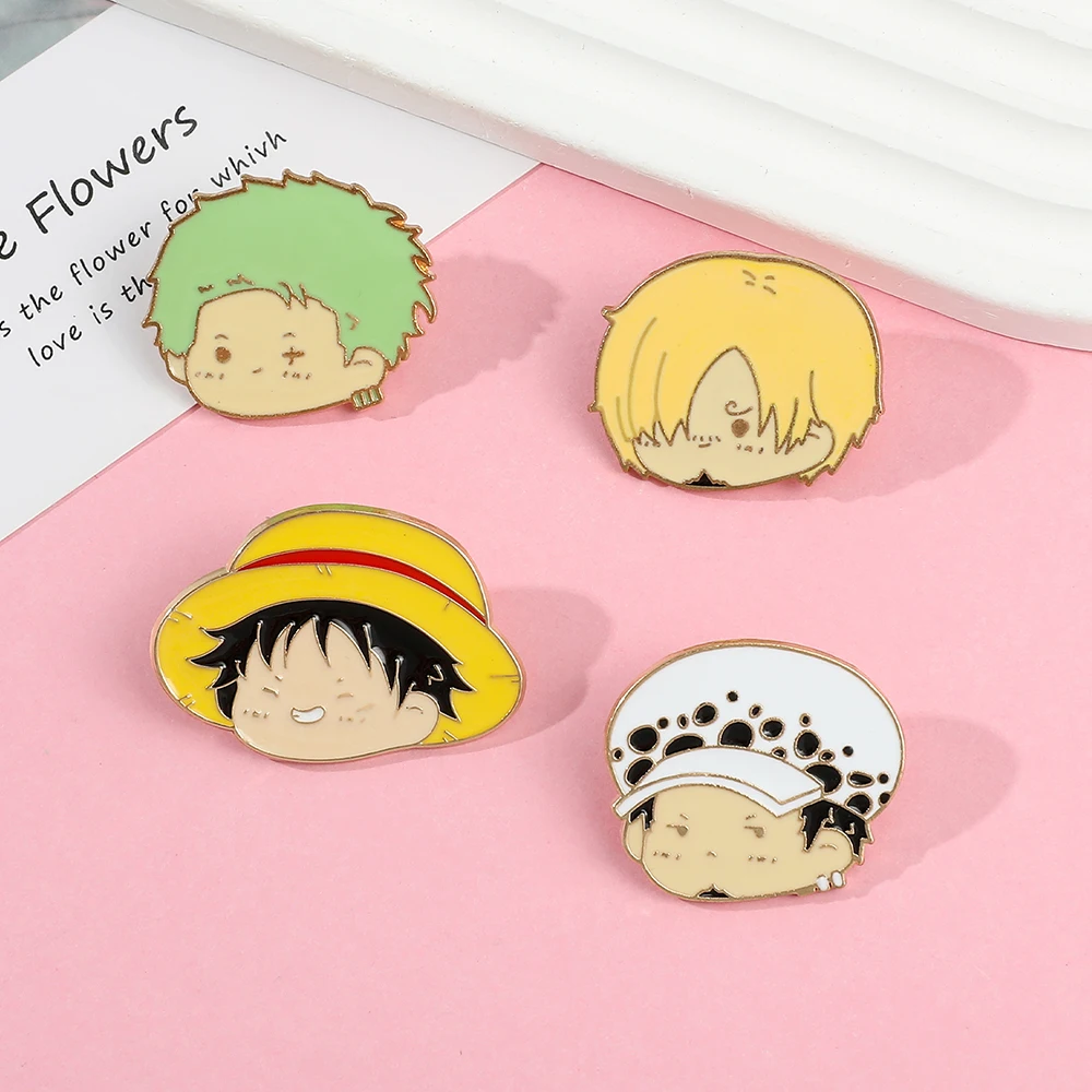 4 Broches de Personajes de Ani - Anime Cosplay Simple reseña y precio