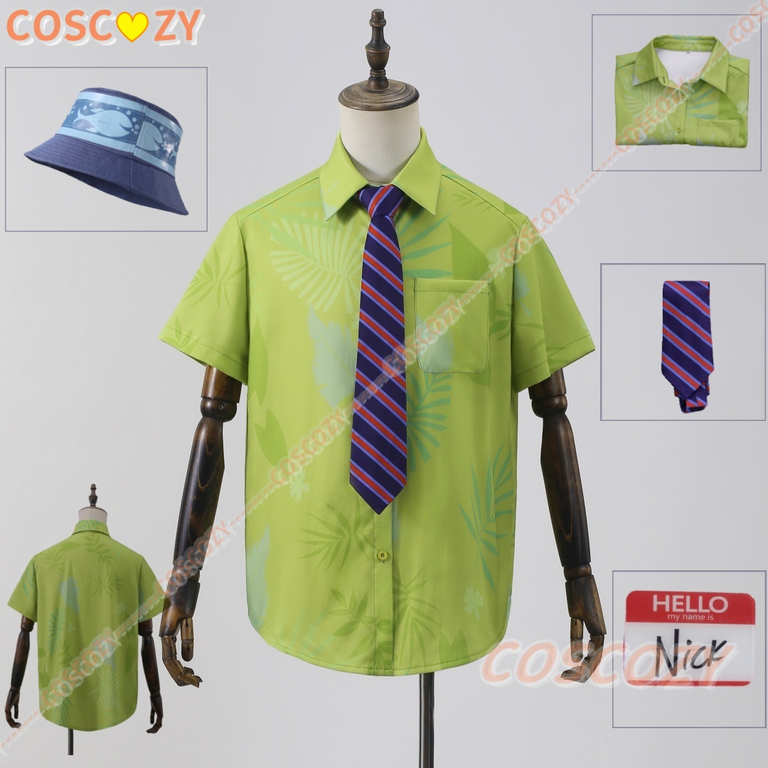 Camiseta con estampado verde d - Anime Cosplay Name reseña y precio