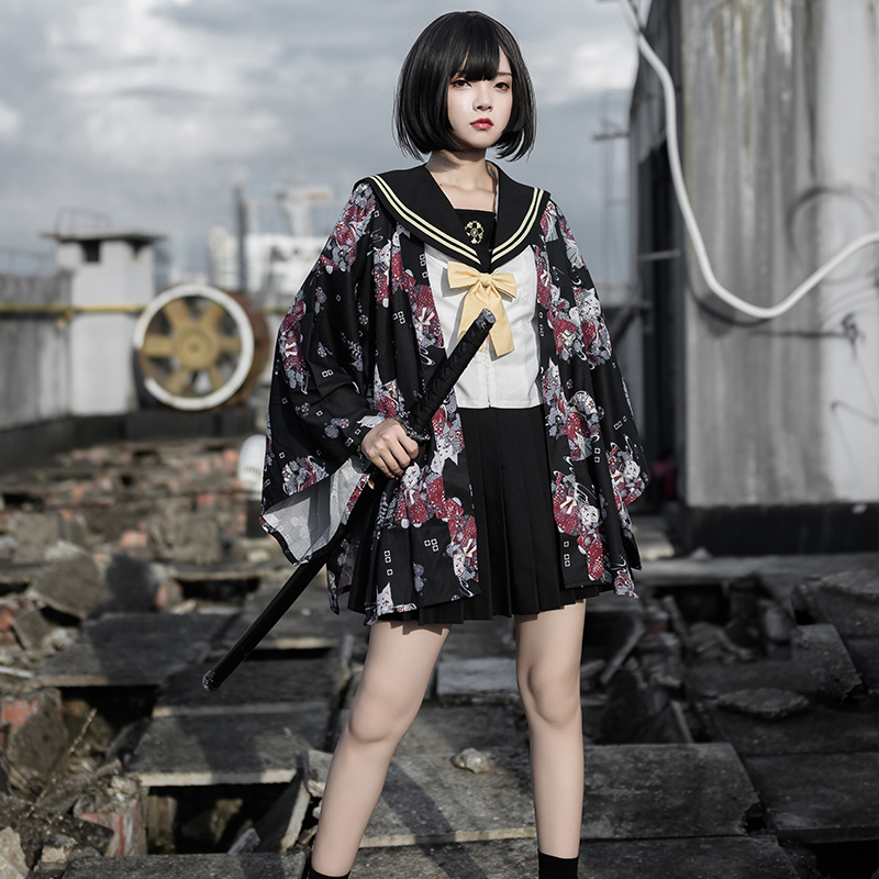 Cárdigan tipo Kimono Retro, ca - Asian Cosplay Anime reseña y precio