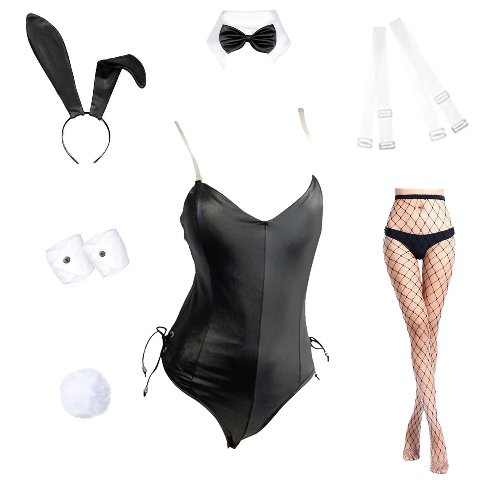 2025 traje de chica conejito p - Anime Cosplay Bodysuit reseña y precio