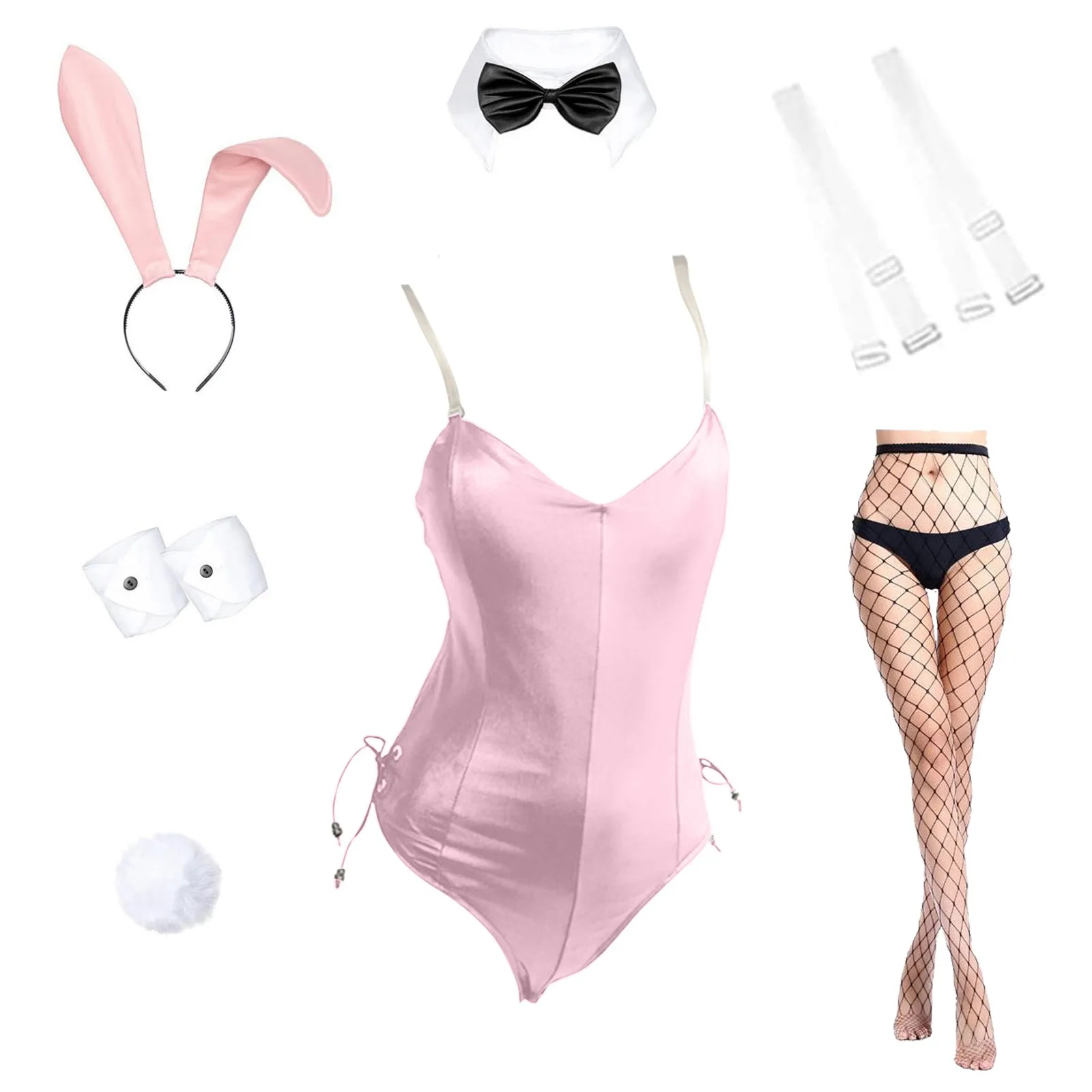 2025 traje de chica conejito p - Anime Cosplay Bodysuit reseña y precio