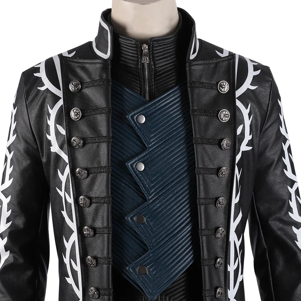 Disfraz de Cosplay de Vergil d - Fullmetal Alchemist Coat reseña y precio