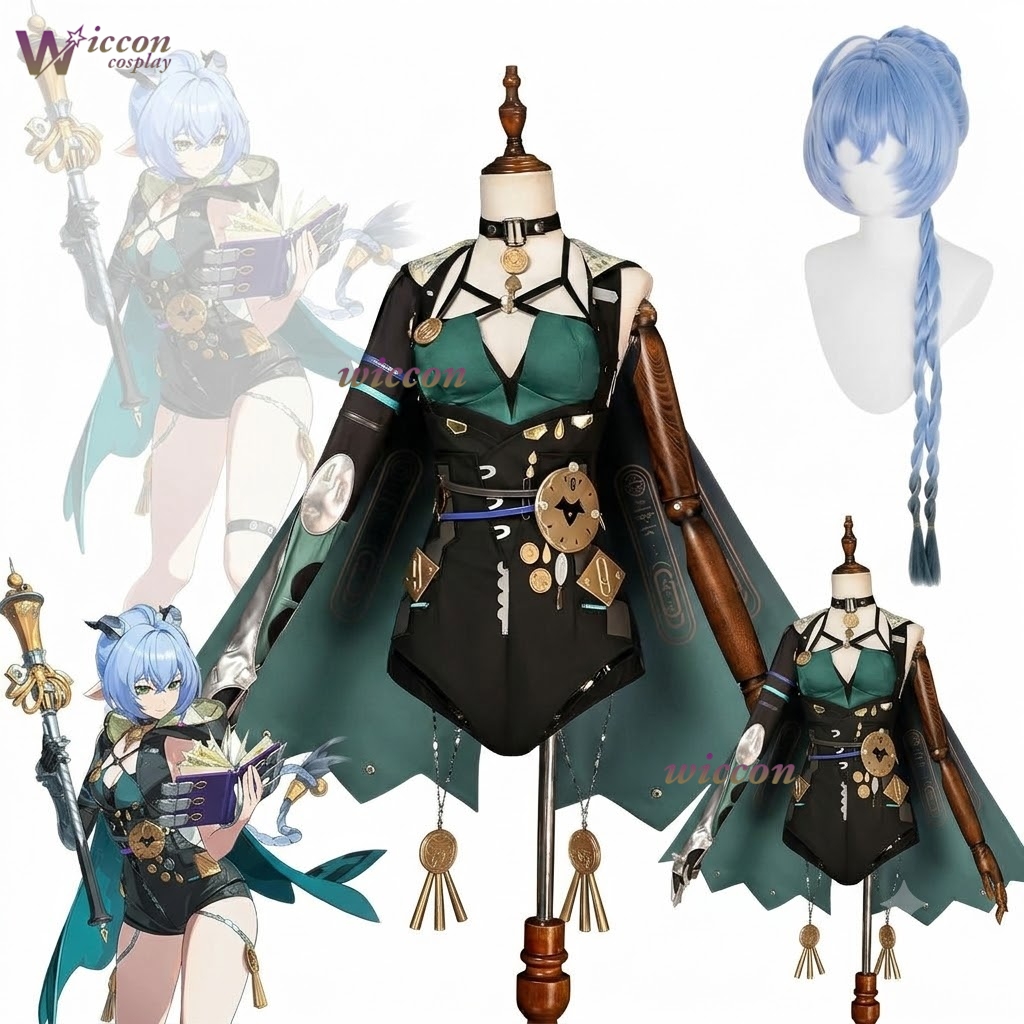 Disfraz Completo de Lucia Elow - Anime Cosplay Blue Hair reseña y precio