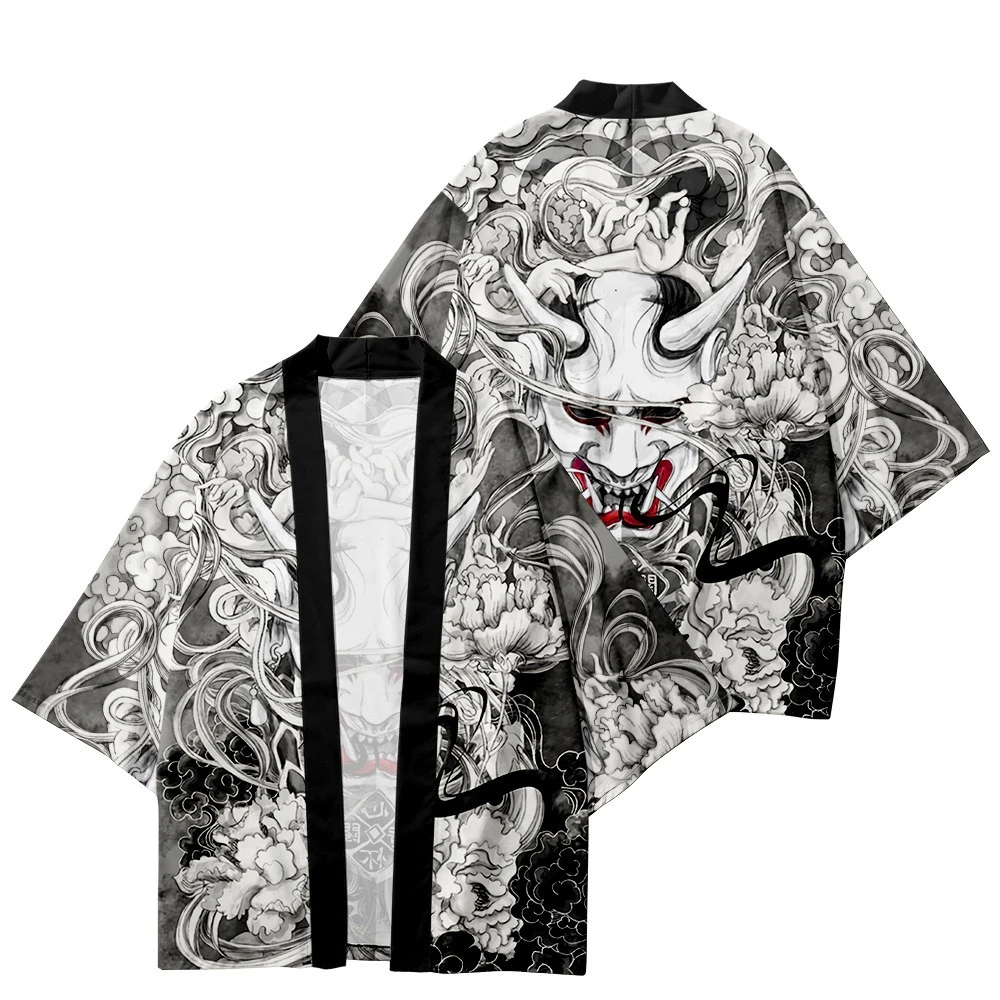 Camisa samurái con estampado d - Asian Cosplay Anime reseña y precio