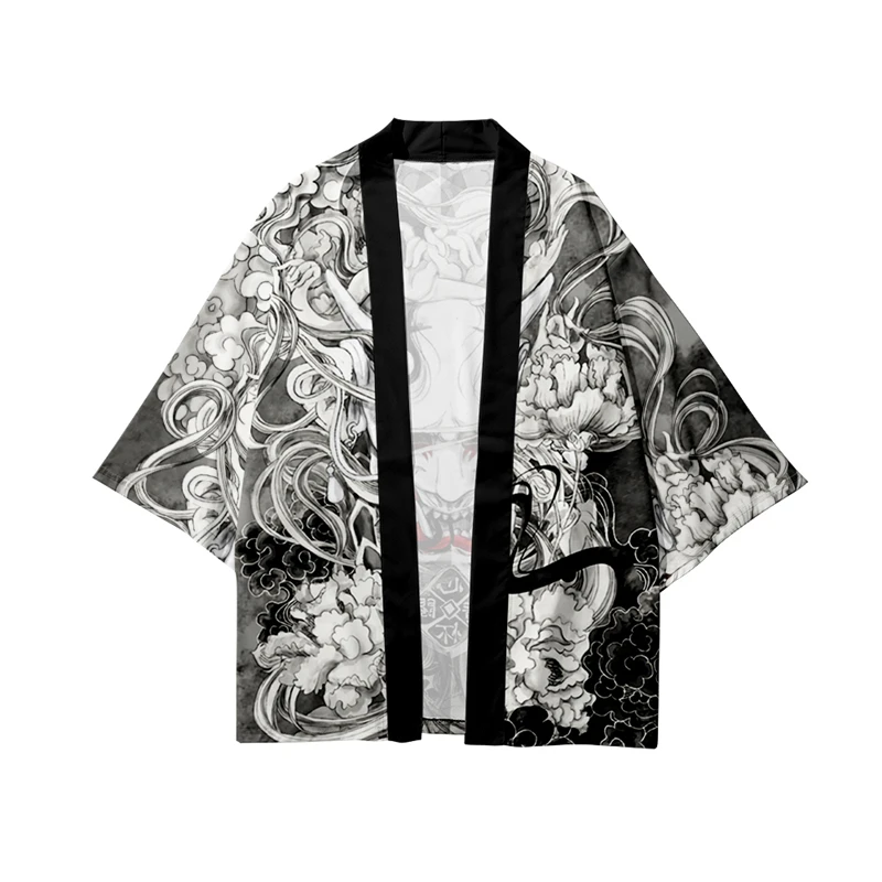 Camisa samurái con estampado d - Asian Cosplay Anime reseña y precio