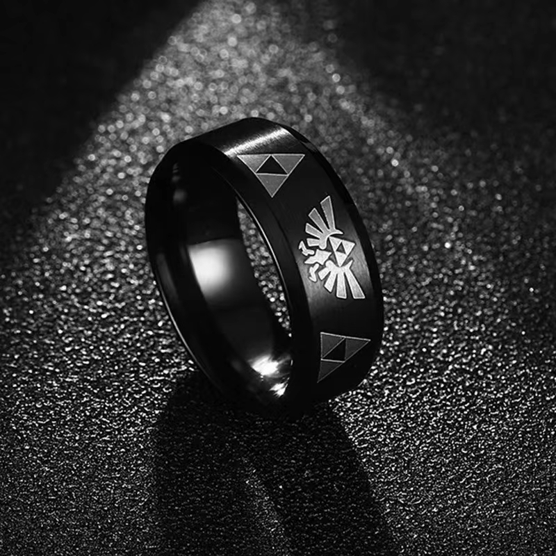 Anillo de banda triangular Tri - Anime Cosplay Name reseña y precio