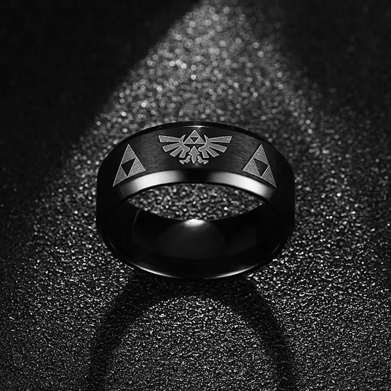 Anillo de banda triangular Tri - Anime Cosplay Name reseña y precio