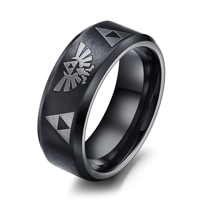 Anillo de banda triangular Tri - Anime Cosplay Name reseña y precio