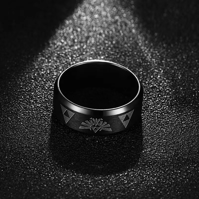 Anillo de banda triangular Tri - Anime Cosplay Name reseña y precio