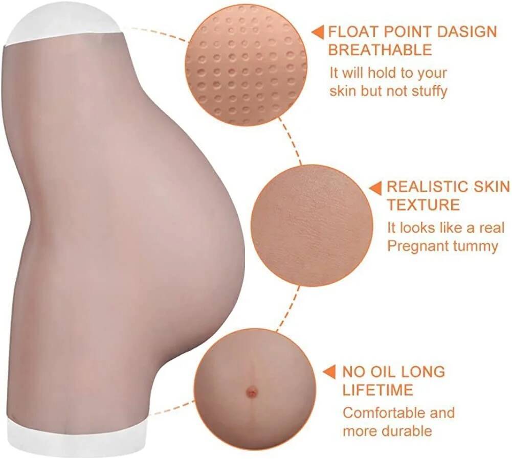 Falso sin vientre Mudline emba - Anime Cosplay Pregnant reseña y precio