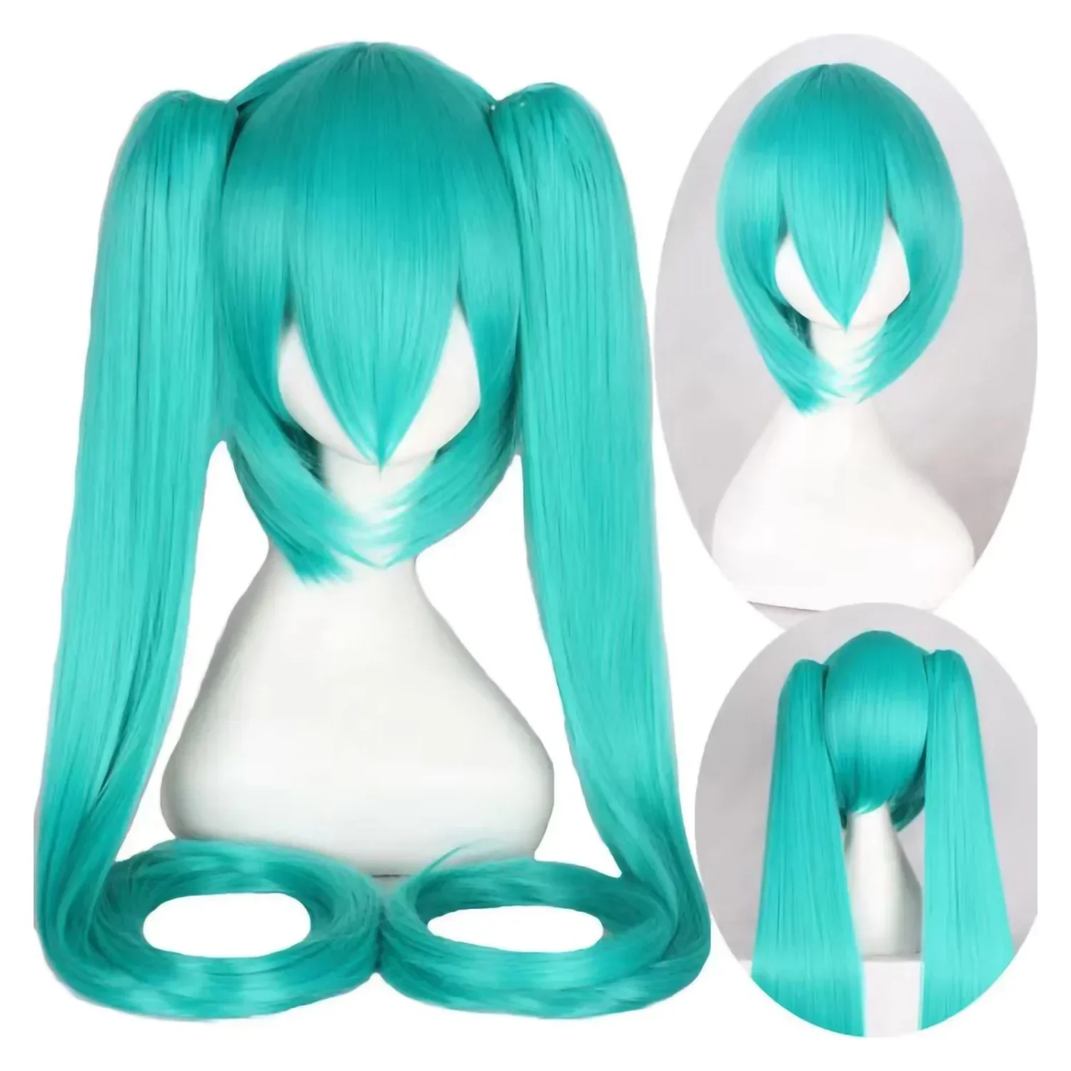 Peluca de Cosplay Miku 2026, 1 - Anime Cosplay Blue Hair reseña y precio