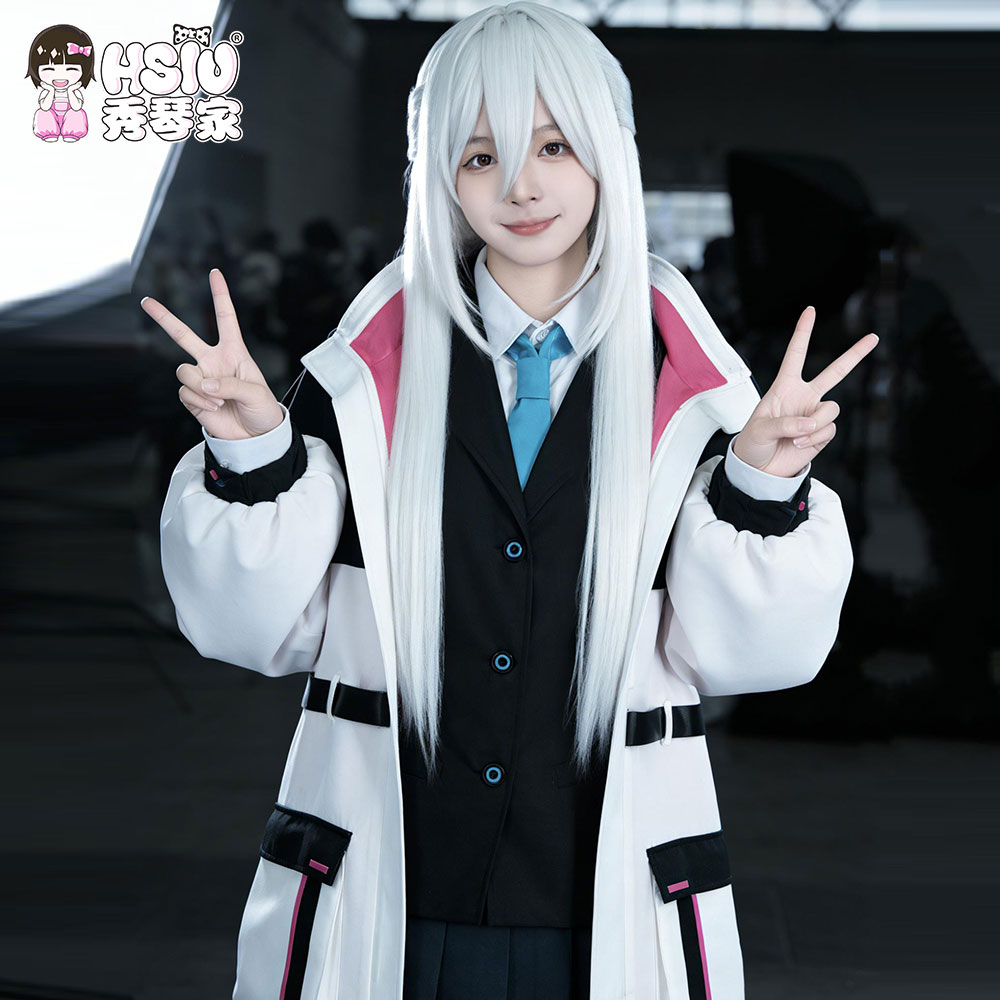 Disfraz de Cosplay de Blue Arc - Anime Cosplay Blue Hair reseña y precio