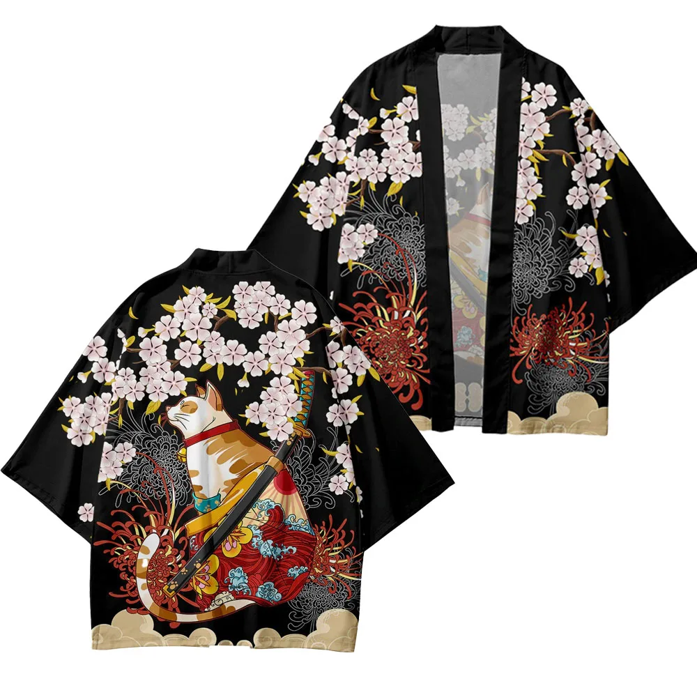 Kimono Haori con estampado de  - Asian Cosplay Anime reseña y precio
