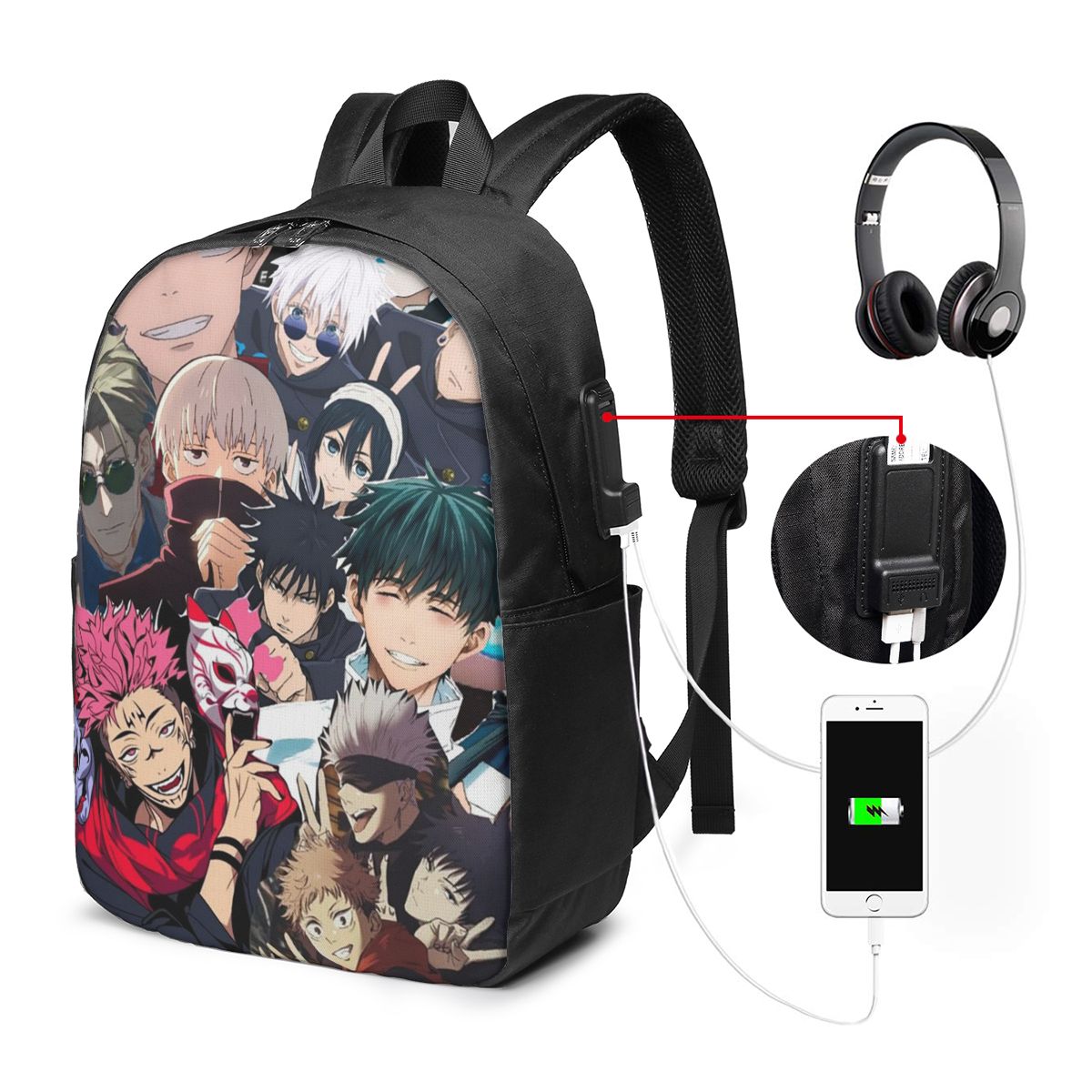 Mochila de Anime Megumi Besto  - Anime & Cosplay Expo Acx 2025 reseña y precio