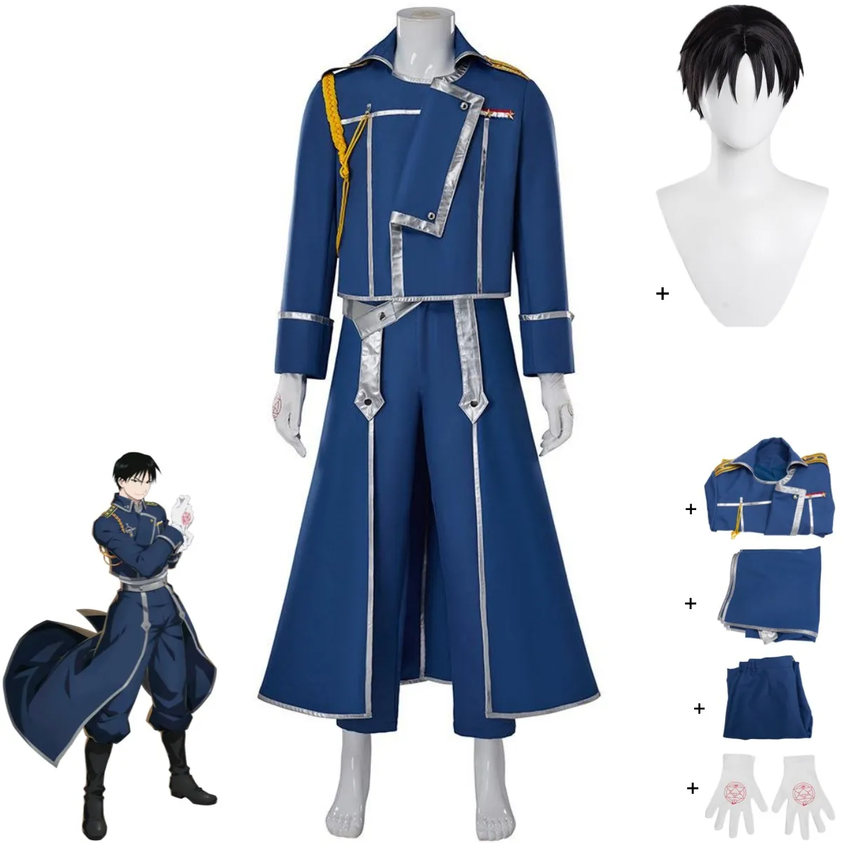 Abrigo de uniforme militar de  - Fullmetal Alchemist Coat reseña y precio