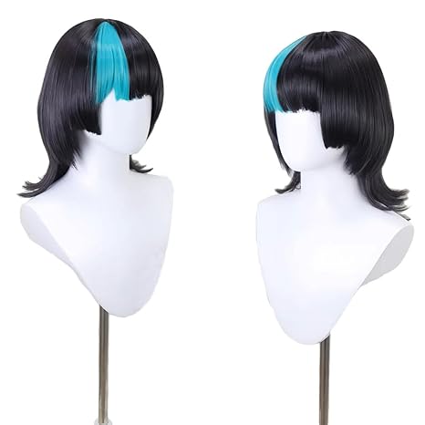 Peluca de Anime Kirara Hoshi,  - Anime Cosplay Blue Hair reseña y precio