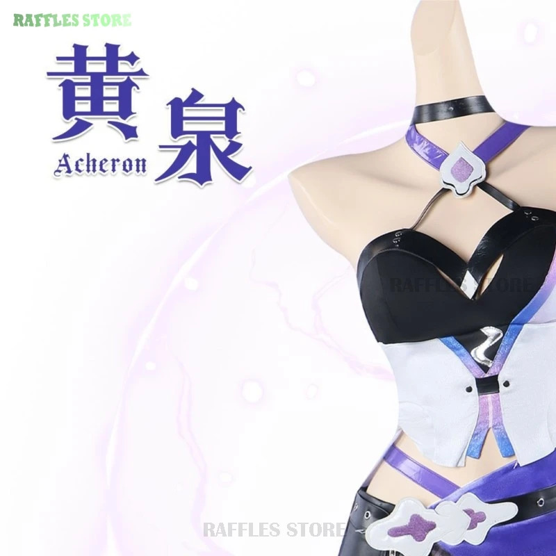 2025 Acheron disfraz peluca ju - Anime Cosplay Event 2025 reseña y precio