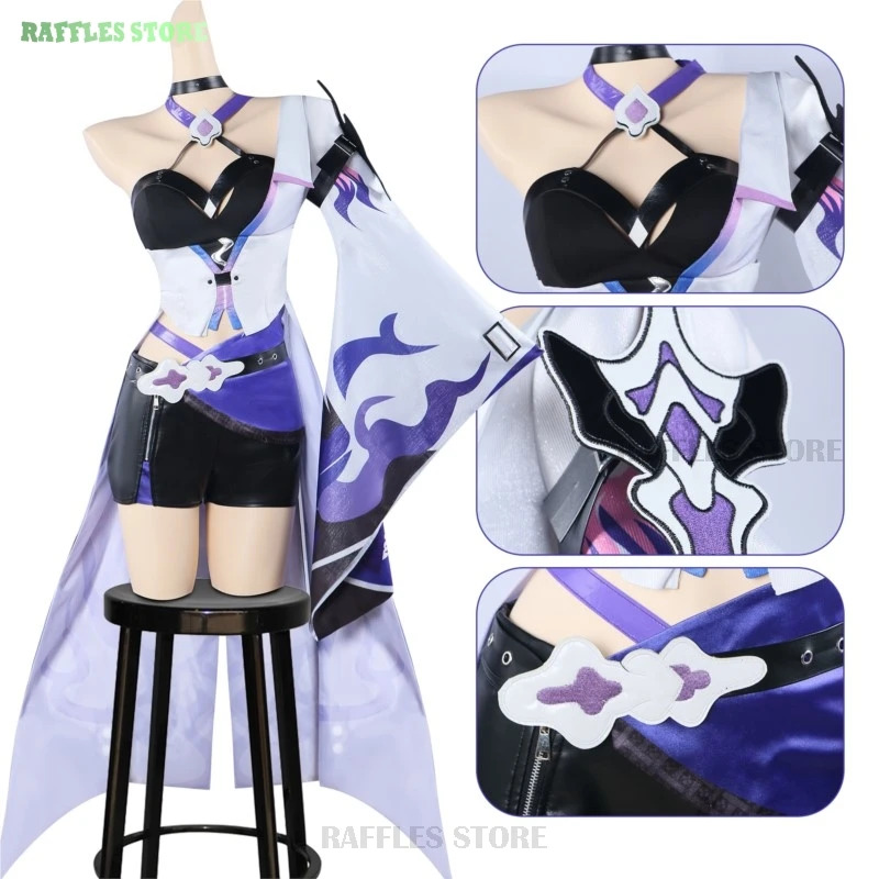 2025 Acheron disfraz peluca ju - Anime Cosplay Event 2025 reseña y precio
