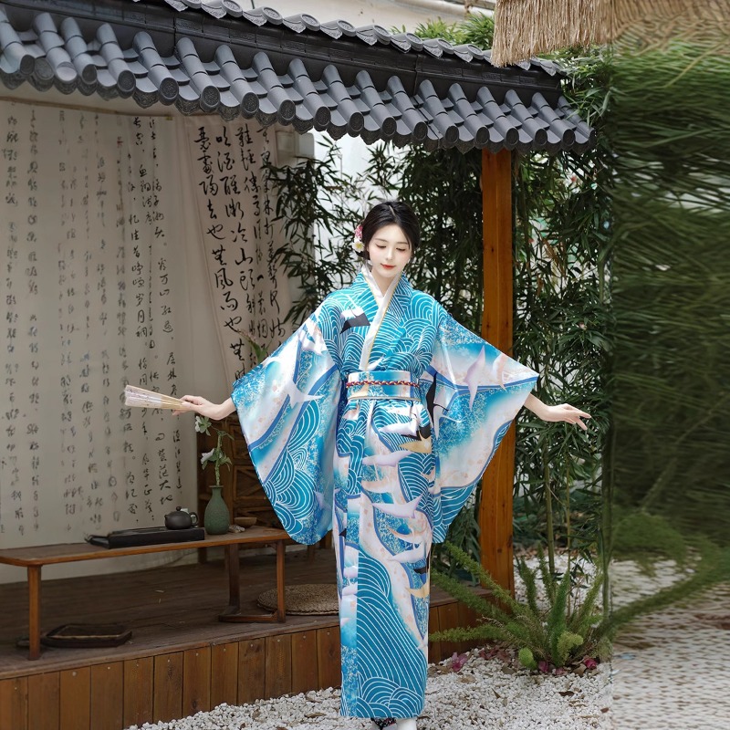 Kimono Japonés, Disfraz de Cos - Asian Cosplay Anime reseña y precio