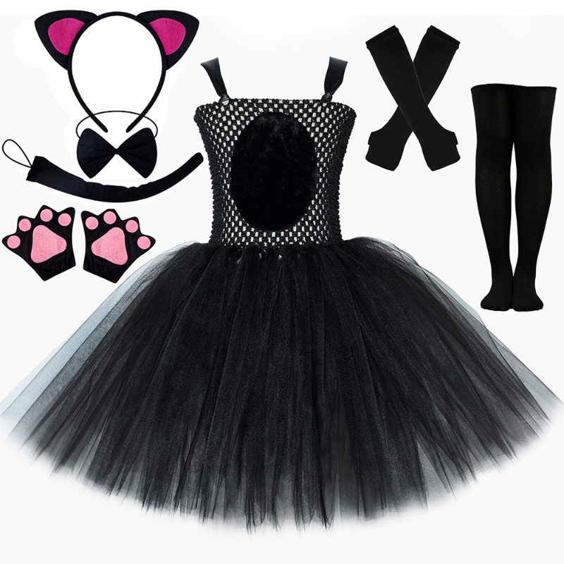 Vestido tutú de gato pantera n - Anime Cosplay Simple reseña y precio