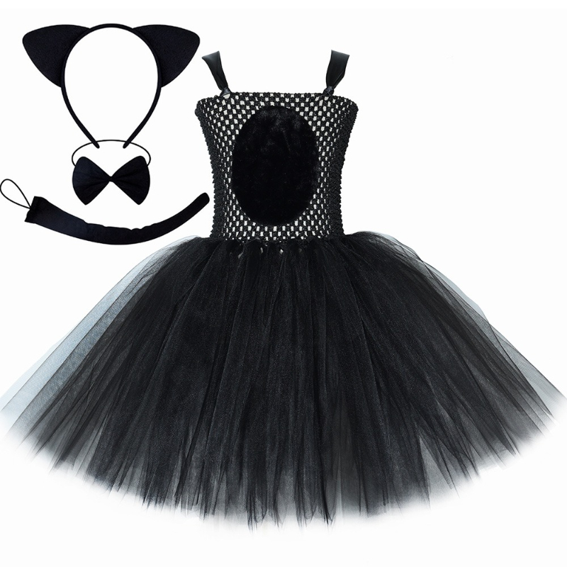 Vestido tutú de gato pantera n - Anime Cosplay Simple reseña y precio