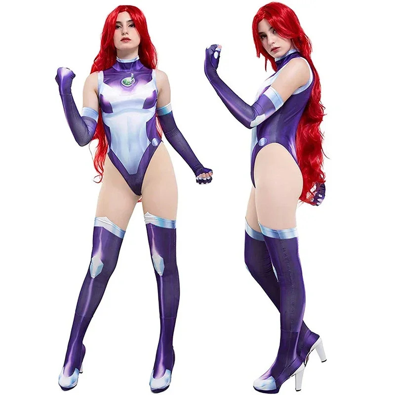 72th Anime Teen Titans Starfir - Anime Cosplay Bodysuit reseña y precio