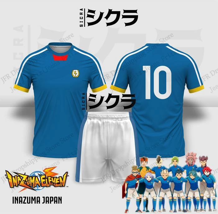 Conjunto de Jersey Inazuma Ele - Anime & Cosplay Expo Acx 2025 reseña y precio