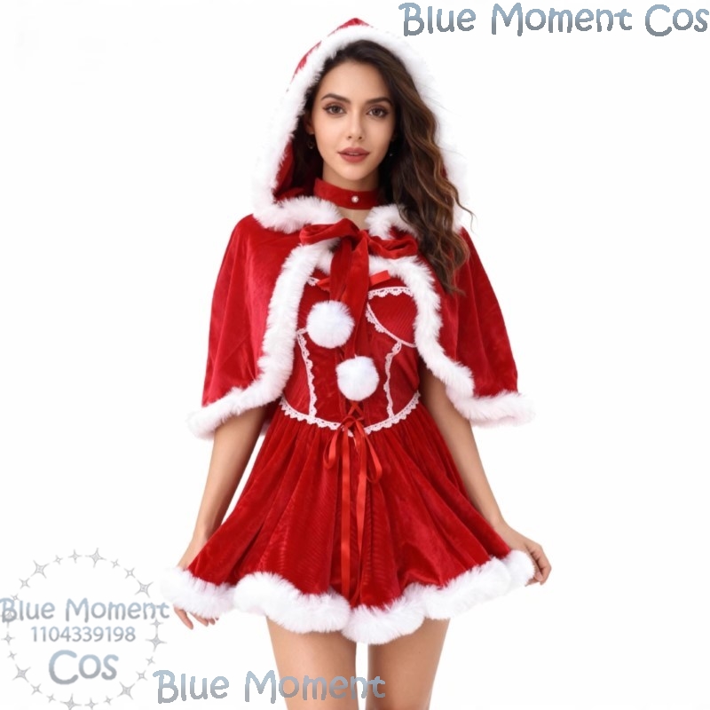 2025 vestido rojo de Navidad b - Anime Cosplay Event 2025 reseña y precio